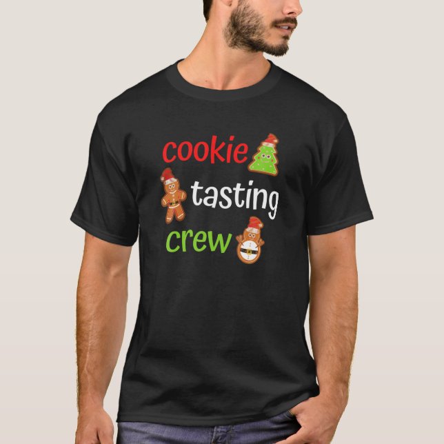 Matchning av julfamilj för besättningsgrupp med co t shirt (Framsida)