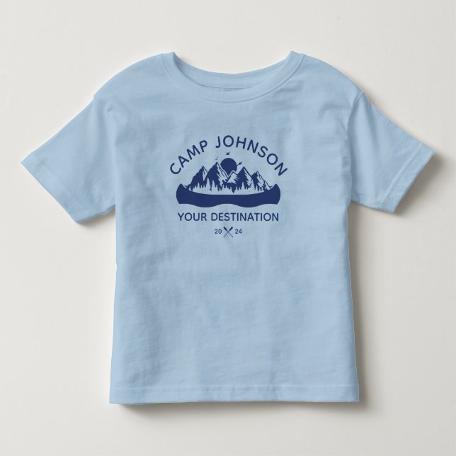 Matchning av kampanjgrupp för Sjö i anpassningsbar T Shirt (Framsida)