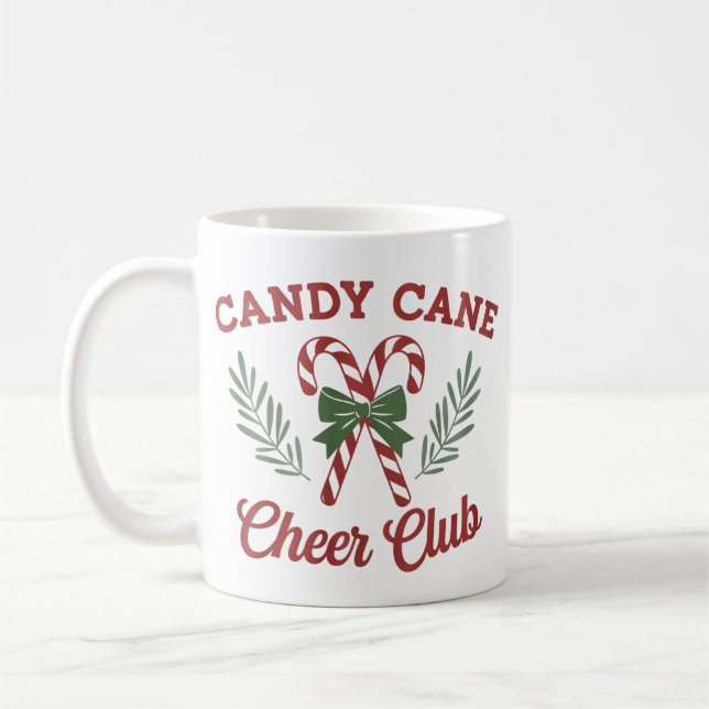 Matchning av Klubben Coquette i candy cane Kaffemugg (Vänster)