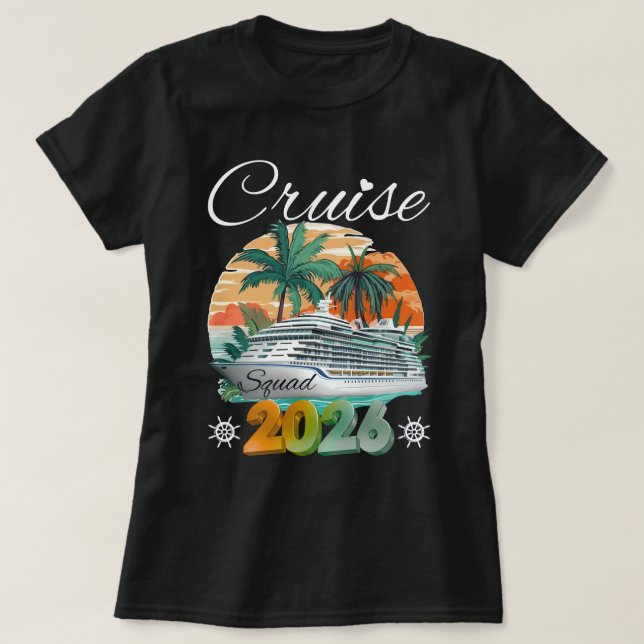 Matchning av kraschtorg 2026-familjens Vacation Be T Shirt (Design framsida)