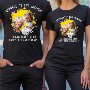 Matchning av morföräldrar - årsdag Foto Namn T Shirt