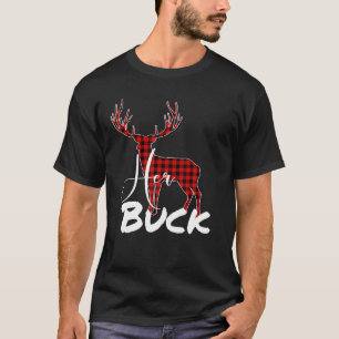 Matchning av Par jul Pajamas Buffalo Play H T Shirt
