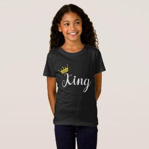 Matchning av Par utfits Kung och Queen Gift T Shirt