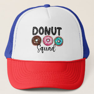 Matchning av Party-tema för Donut-fyrkantsgrupp Keps