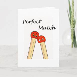 Matchning av perfekt helgkort