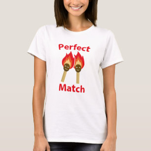 Matchning av perfekt t shirt