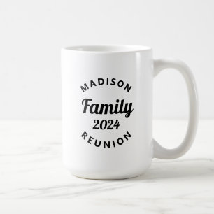 Matchning av personlig Black Family Reunion 2024 Kaffemugg