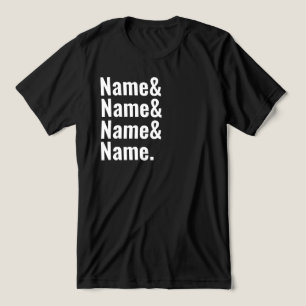 Matchning av Personlig för anpassningsbar Ampersan T Shirt