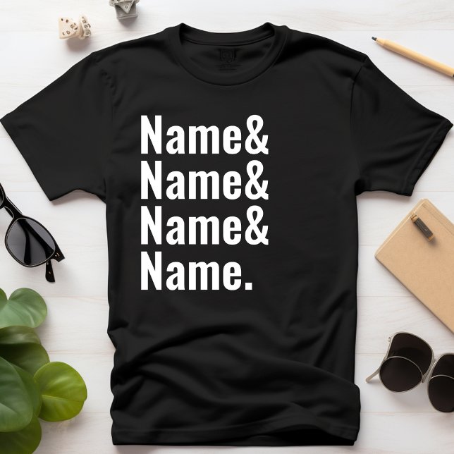 Matchning av Personlig för anpassningsbar Ampersan T Shirt (Skapare uppladdad)