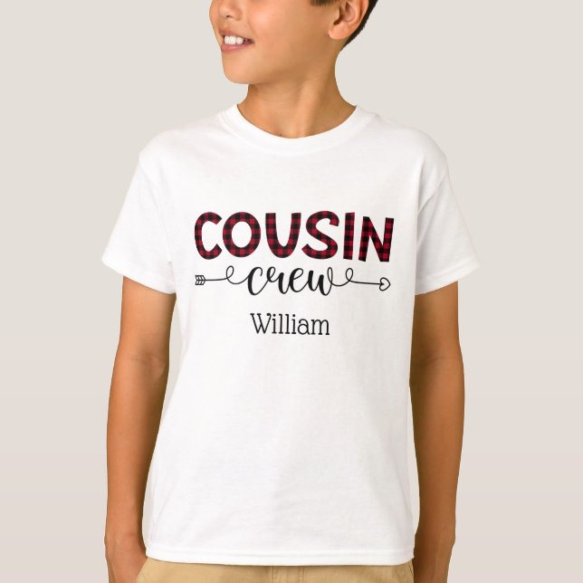 Matchning av personlig-konsinbesättningsfamilj  t shirt (Framsida)