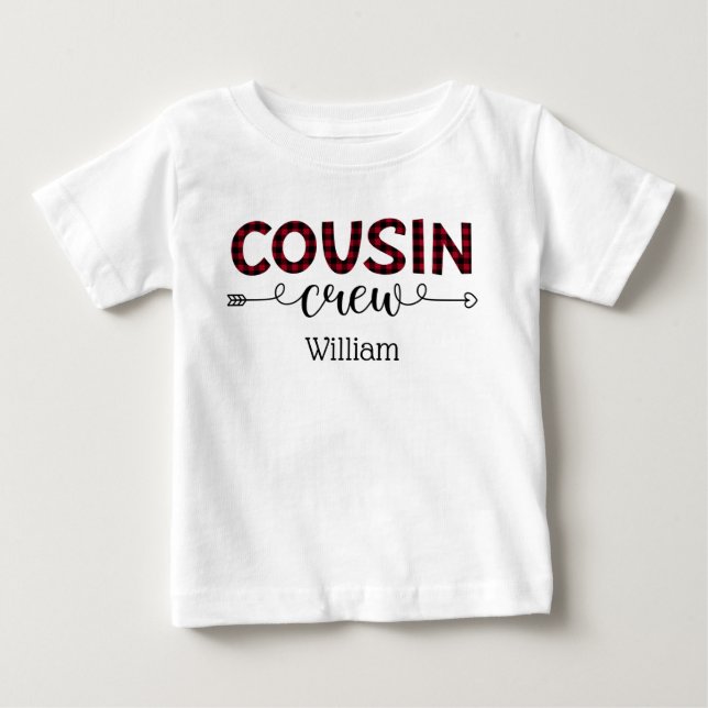 Matchning av personlig-konsinbesättningsfamilj t shirt (Framsida)