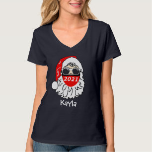 Matchning av personligens julfamilj t shirt