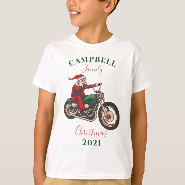 Matchning av personligens motorcykelfamilj t shirt (Framsida)