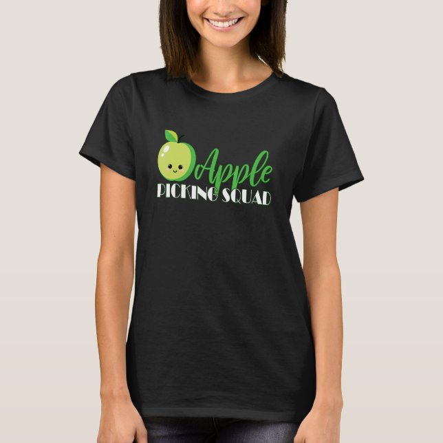 Matchning av plockruta för äppelplockning t shirt (Framsida)