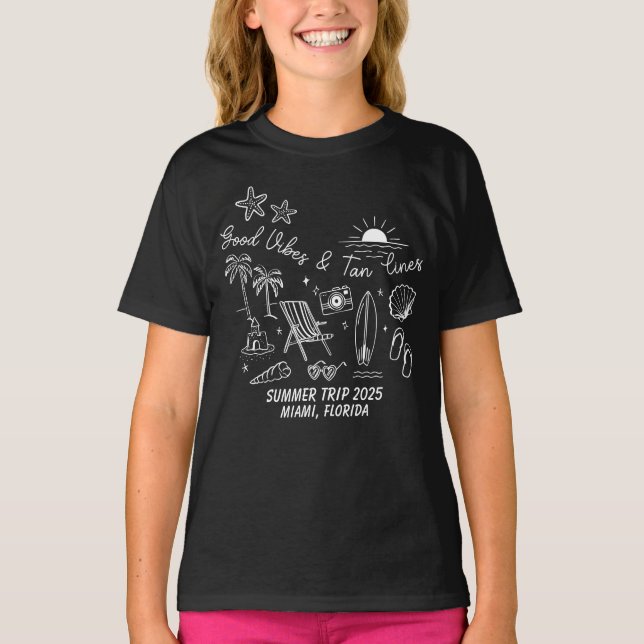Matchning av Resa-gruppen för anpassningsbar Famil T Shirt (Framsida)