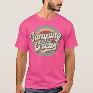Matchning av Retro Camping för Vintage av familjek T Shirt