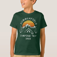Matchning av Retro Family Camping Resa