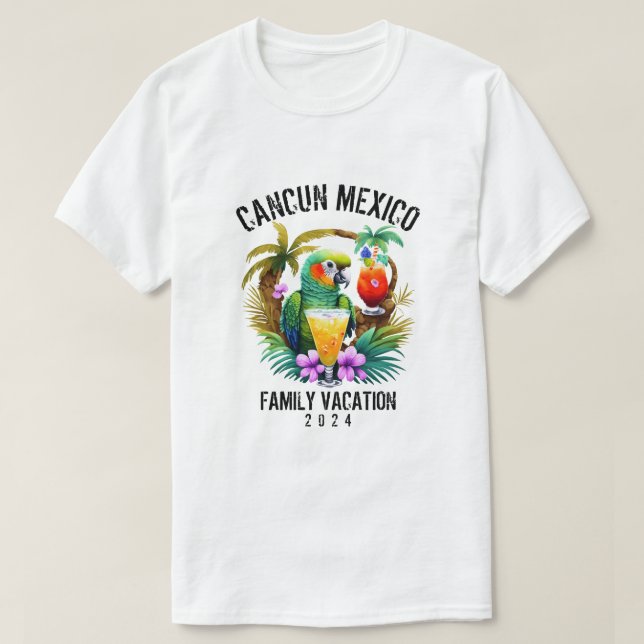 Matchning av Ställe Family Vacation Group i anpass T Shirt (Design framsida)