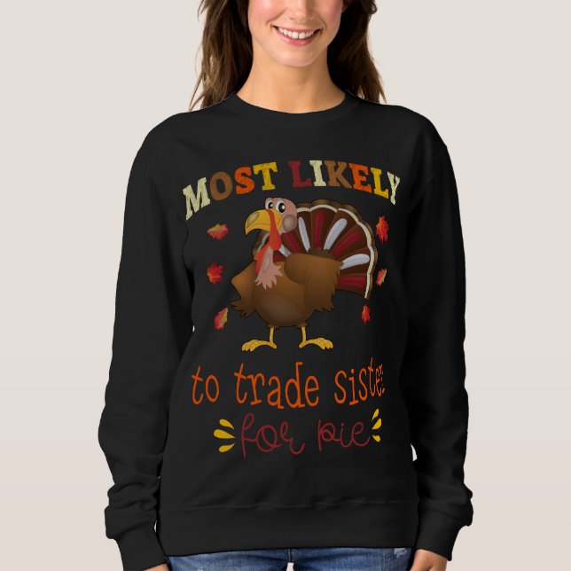 Matchning av thanksgiving med största sannolikhet  t shirt (Framsida)