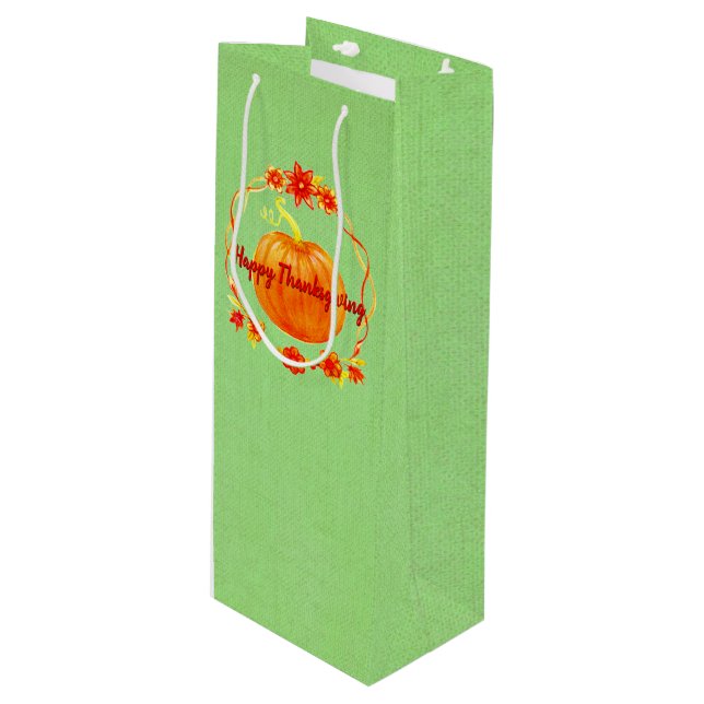 Matchning av Thanksgiving vattenfärgspumpkin på Gr (Framsidan Vinklad)