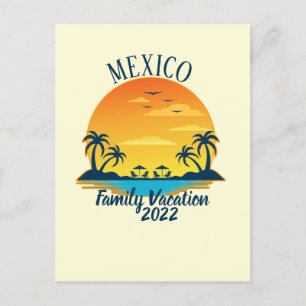 Matchning av Turistgruppen i Mexiko Vacation 2021 Vykort
