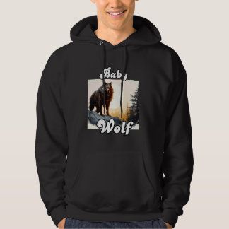 Matchning av Vargen i baby Tribe Vargar Måne Kids Hoodie