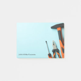 Matchning av verktygsuppsättning Minimal post-it-a Post-it Block