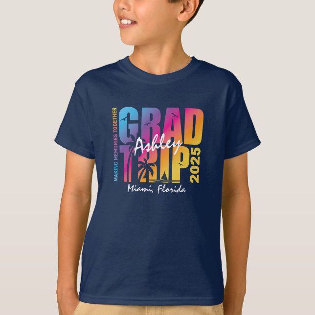 Matchning mellan anpassningsbar Studenten Resa Gro T Shirt (Framsida)