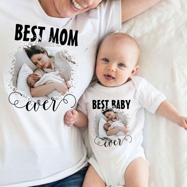Matchning mellan bästa Baby någonsin Photo Mamma T Shirt (Skapare uppladdad)