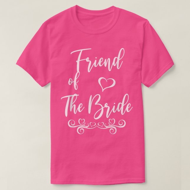 Matchning mellan Bride & Groom Bröllop T Shirt (Design framsida)