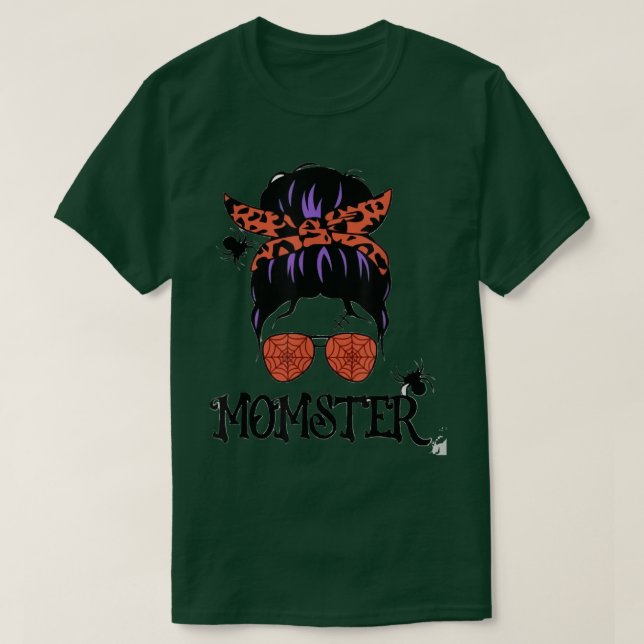 Matchning mellan familjen Halloween Mor T Shirt (Design framsida)