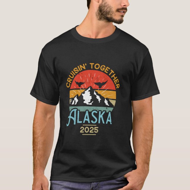 Matchning mellan familjevänner och Alaska Cruise 2 T Shirt (Framsida)
