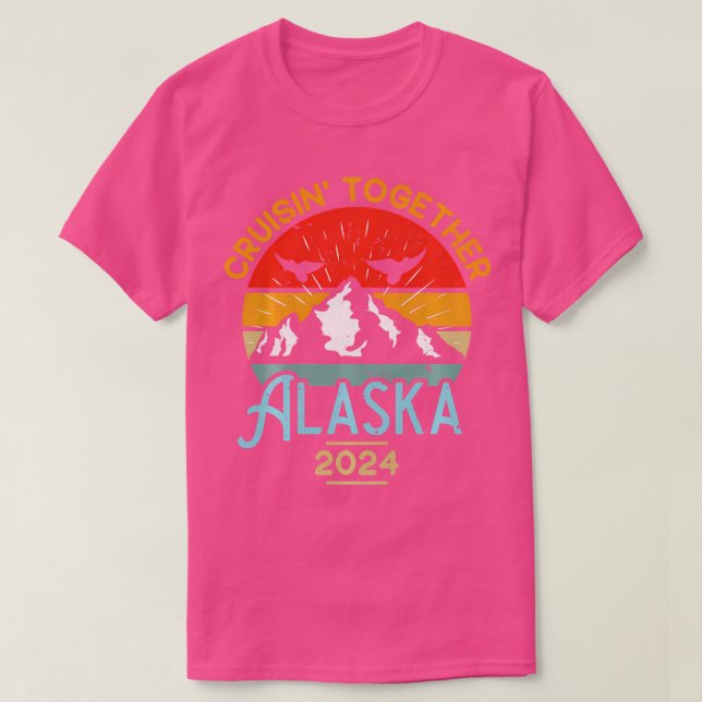 Matchning mellan familjevänner och Alaska Cruise 2 T Shirt (Design framsida)