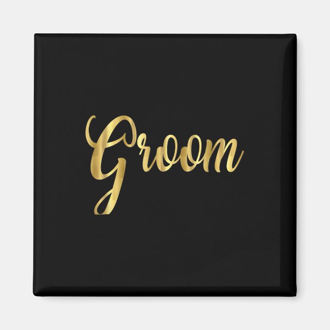 Matchningsbrid för Groom Bröllop Magnet (Framsidan)