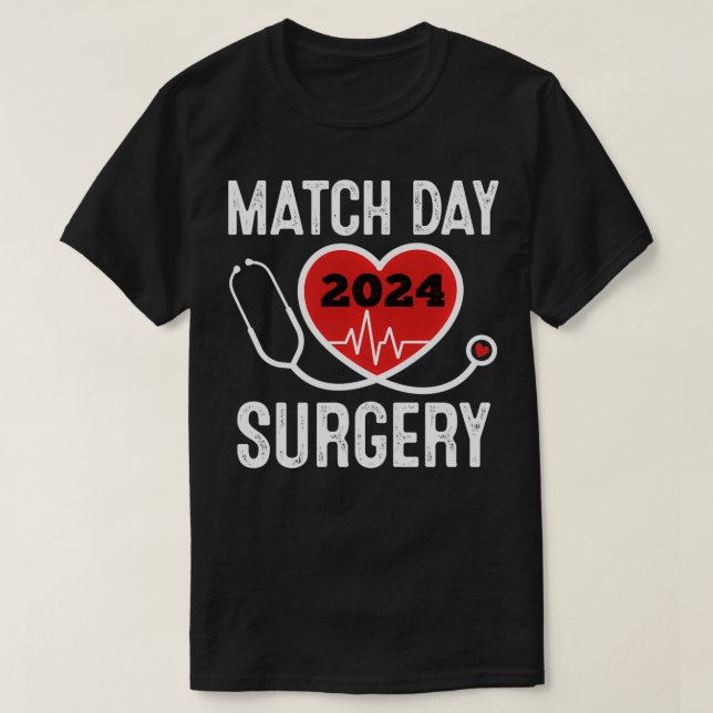 Matchningsdag 2024 Läkare vid kirurgi T Shirt (Design framsida)