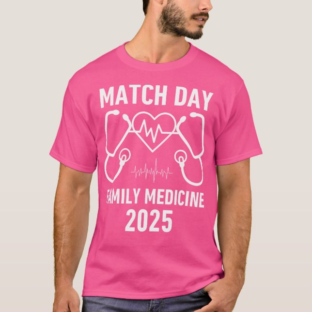 Matchningsdag 2025 Familjebosättning T Shirt (Framsida)