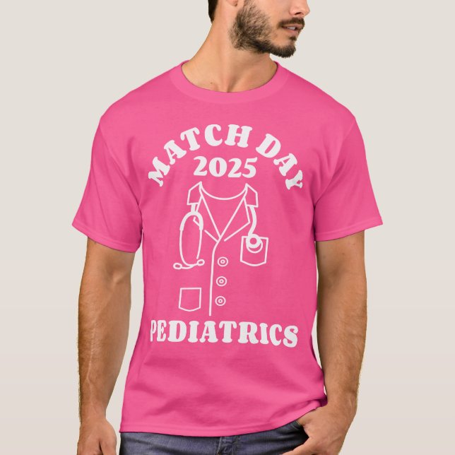 Matchningsdag 2025 Framtida bosättning för läkare  T Shirt (Framsida)