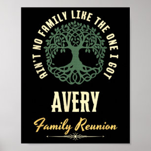 Matchningsdesign för Family Reunion 2025 - Avery Poster