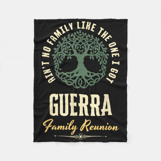 Matchningsdesign för Family Reunion 2025 - Guerra Fleecefilt (Framsidan)