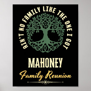 Matchningsdesign för Family Reunion 2025 - Mahoney Poster