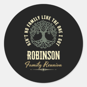 Matchningsdesign för Family Reunion 2025 - Robinso Runt Klistermärke