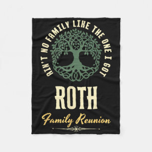 Matchningsdesign för Family Reunion 2025 - Roth Fleecefilt