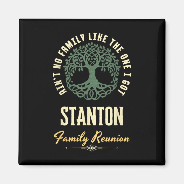 Matchningsdesign för Family Reunion 2025 - Stanton Magnet (Framsidan)