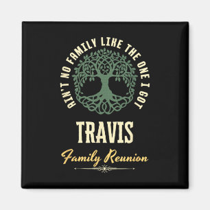 Matchningsdesign för Family Reunion 2025 - Travis Magnet