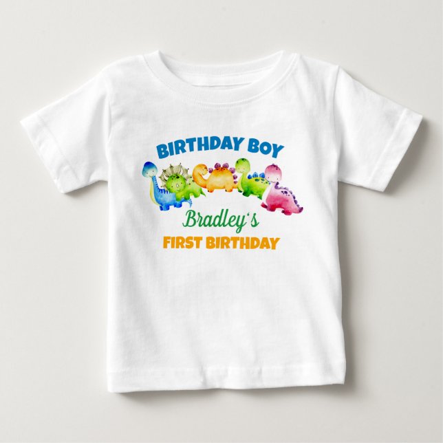 Matchningsfamilj för Dinosaur-personlig T Shirt (Framsida)