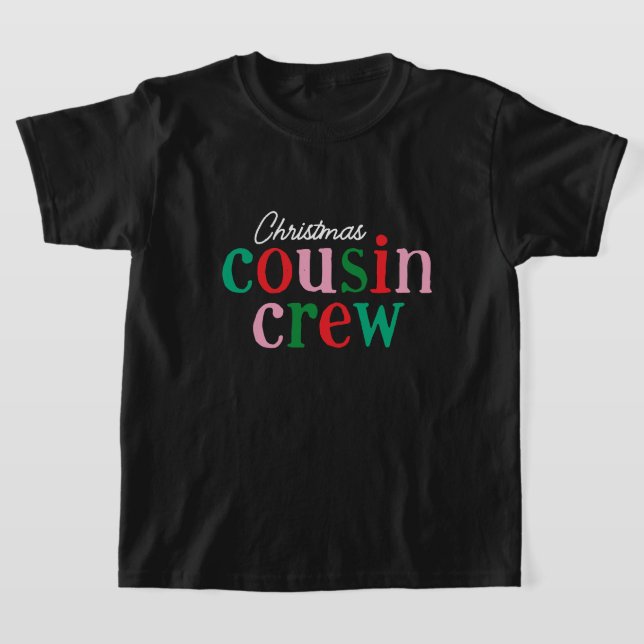 Matchningsfamilj för julkusbesättning t shirt (Laydown)