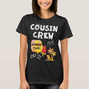 Matchningsfamilj för kumsin besättning Sommar Vaca T Shirt