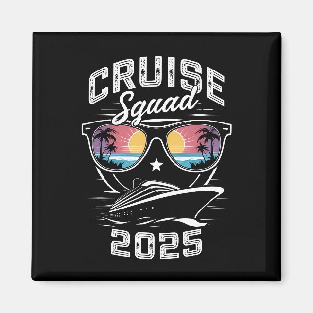 Matchningsfamilj för sommarsemester 2025 magnet (Framsidan)