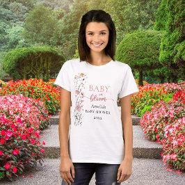 Matchningsfamilj för Wildblomsterbabyskor T Shirt