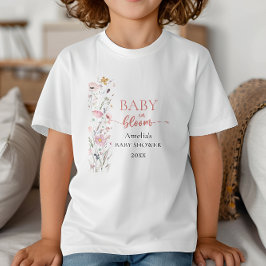 Matchningsfamilj för Wildblomsterbabyskor T Shirt